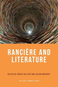 Hardcover Rancière and Literature Book