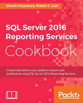 Paperback SQL Server 2016 Reporting Services Cookbook Book