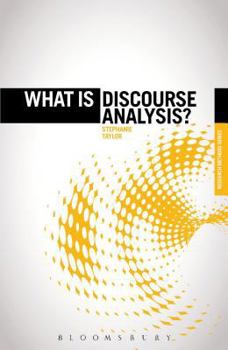 Hardcover What is Discourse Analysis? Book