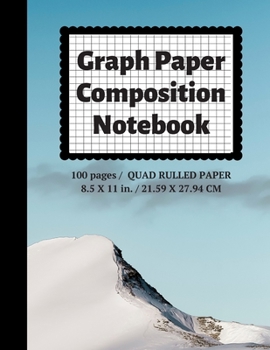 Paperback Graph Paper Composition Notebook: Grid Paper Notebook, Quad Ruled, 100 Sheets (Large, 8.5 x 11) Book