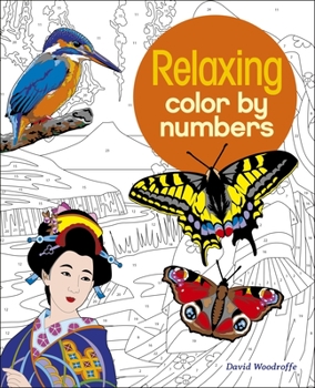Paperback Relaxing Color by Numbers Book