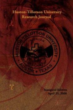Paperback Huston-Tillotson University Research Journal Book
