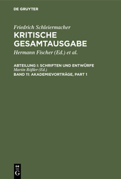 Hardcover Akademievorträge [German] Book