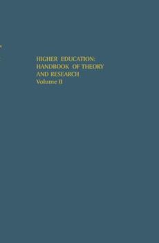 Hardcover Higher Education: Handbook of Theory and Research: Volume II Book