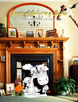 Animal Coloring Books For Kids Ages 4-8 Year Old: Animal Colouring Book Cartoon For Boys, Girls Toddlers & Teens Or Adult Best Xmas & Birthday Gifts With 100 Full Colour Pages Vol 16