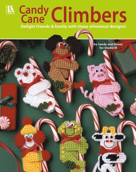 Candy Cane Climbers-Whimsical Designs Created using Plastic Canvas