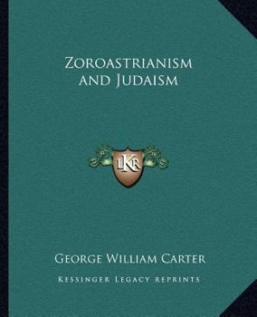 Paperback Zoroastrianism and Judaism Book