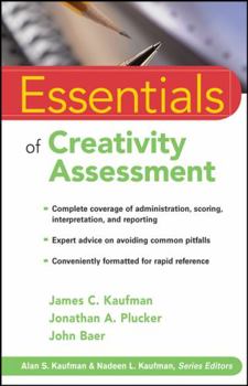 Paperback Essentials of Creativity Assessment Book