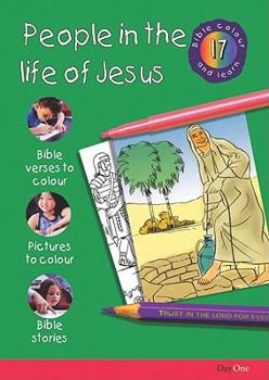 Paperback Bible Colour and Learn: 17 People in the Life of Jesus Book