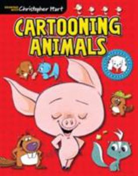 Paperback Cartooning Animals- From Christopher Hart, a 32-Page Booklet Filled with Easy-to-Follow Instruction on Drawing Cute Cartoon Animals Book