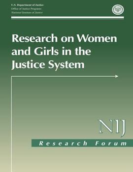 Paperback Research on Women and Girls in the Justice System Book