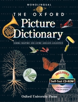 Paperback The Oxford Picture Dictionary with Self Test CD-ROM: Self-Test Book