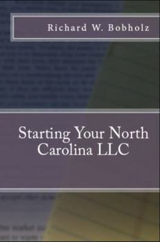Paperback Starting Your North Carolina LLC Book