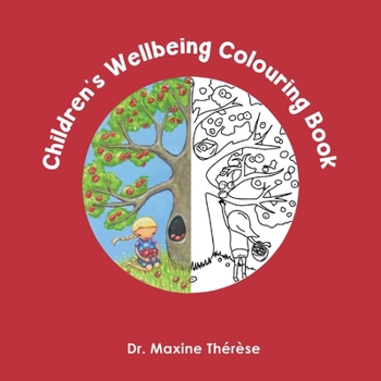Paperback Children's Wellbeing Colouring Book