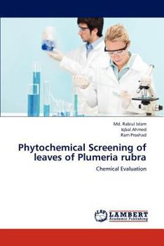 Paperback Phytochemical Screening of leaves of Plumeria rubra Book