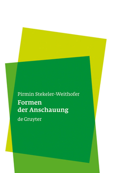 Hardcover Formen der Anschauung [German] Book