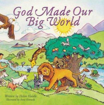 Hardcover God Made Our Big World Book