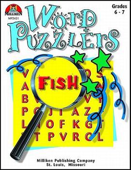 Paperback Word Puzzlers - Grades 6-7 Book