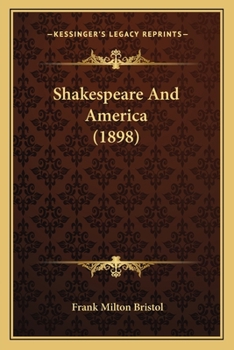 Paperback Shakespeare And America (1898) Book
