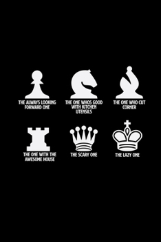 Paperback The Lazy one: 6x9 Chess - lined - ruled paper - notebook - notes Book