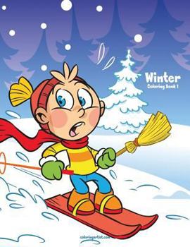 Paperback Winter Coloring Book 1 Book