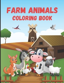 Paperback Farm Animals: Coloring Book for Kids Book