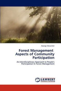 Paperback Forest Management Aspects of Community Participation Book