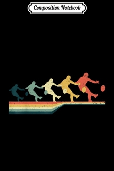 Composition Notebook: Australian Rules Football . Vintage Retro Style  Journal/Notebook Blank Lined Ruled 6x9 100 Pages