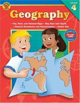 Paperback Brighter Child Geography, Grade 4 Book