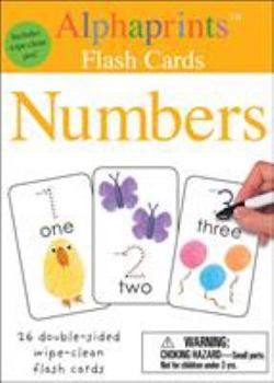 Board book Alphaprints: Wipe Clean Flash Cards Numbers Book