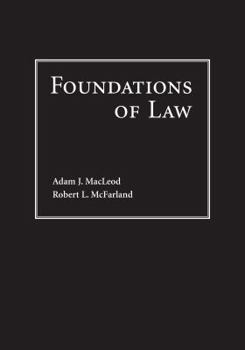 Hardcover Foundations of Law Book