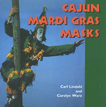 Hardcover Cajun Mardi Gras Masks Book