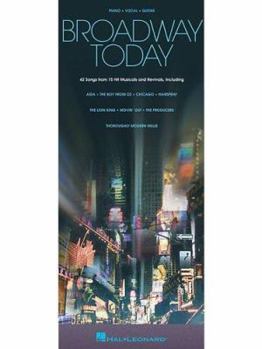 Paperback Broadway Today - All-New: 48 Songs from 26 Hit Musicals Book