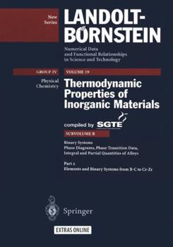 Hardcover Binary Systems from B-C to Cr-Zr Book