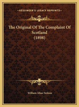 The Original Of The Complaint Of Scotland
