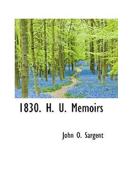 Paperback 1830. H. U. Memoirs Book