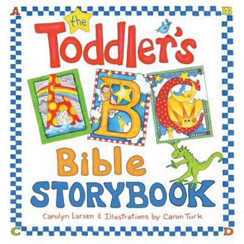 Hardcover The Toddler's ABC Bible Storybook Book