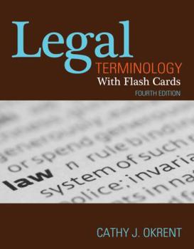 Paperback Legal Terminology with Flashcards [With Flash Cards and Access Code] Book