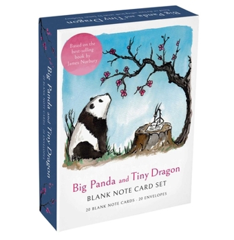 Paperback Big Panda and Tiny Dragon Boxed Card Set (Set of 20) Book