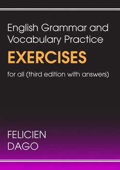 Paperback English Grammar and Vocabulary Practice Exercises For All: Third Edition with Answers Book