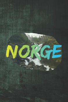 Paperback Wikstroem - Notes: Norway Photo Waterfall Latefossen Norge - Notebook 6x9 unlined Book