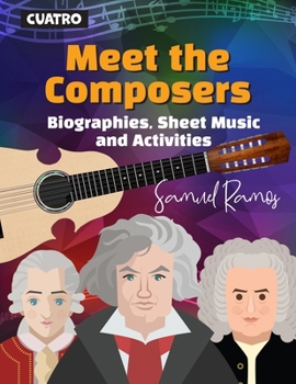 Paperback Meet the Composer for Cuatro: Biographies, Sheet Music, and Activities Book