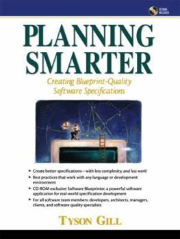 Paperback Planning Smarter: Creating Blueprint-Quality Software Specifications Book