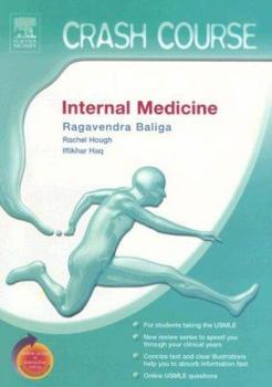 Paperback Crash Course (Us): Internal Medicine: With Student Consult Online Access Book