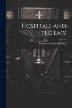 Paperback Hospitals and the Law Book