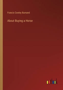 Paperback About Buying a Horse Book