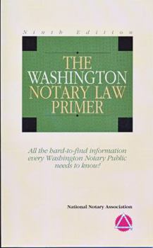 Paperback 2008 The Washington Notary Law Primer Book