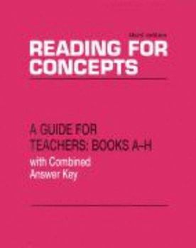Paperback Reading for Concepts: A Guide for Teachers with Combined Answer Key Books A-H Book