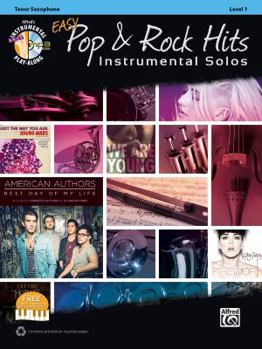 Paperback Easy Pop & Rock Hits Instrumental Solos: Tenor Sax, Book & CD Book