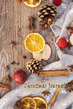 Christmas Journal: Journal & personal diary for women and men: personal notebook with a lovely christmas design : Size at 6"x9" with 90 lined & framed pages